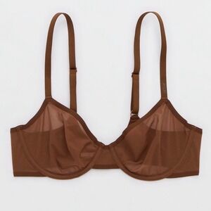 Smoothez Mesh Unlined Balconette Bra